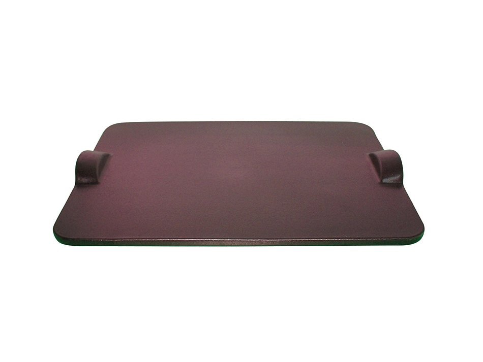 Emile Henry Made In France Flame BBQ Rectangular Grilling Baking Stone, 18 x 14", Charcoal N3