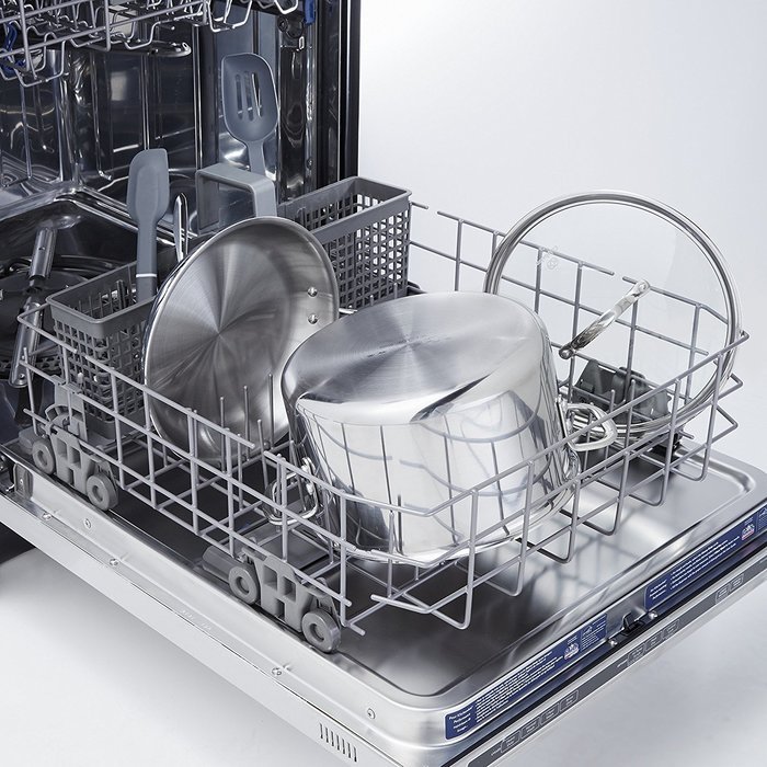 Calphalon Tri-Ply Stainless Steel 14-Inch Roaster with Rack and Lifters N6