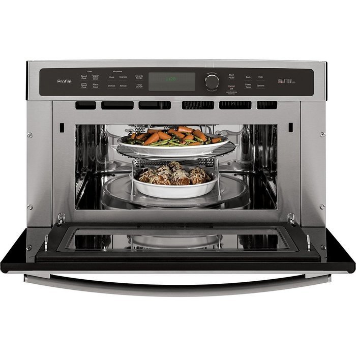 GE PSB9120SFSS Profile Advantium 30" Stainless Steel Electric Single Wall Oven - Convection N3