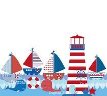 Nautical Border Clip Art N3