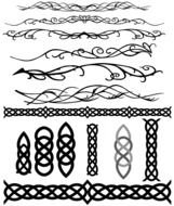 Celtic Decoration Flourish Vectors