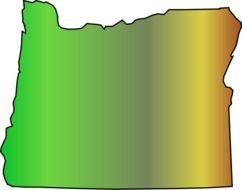 Oregon as a picture for clipart