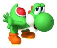 fictional turtle Yoshi