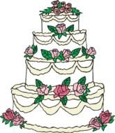 Clip Art Of A Wedding Cake copy Dixie Allan