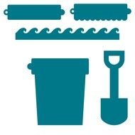 Beach Pail And Shovel Album drawing