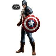 Captain America Render drawing