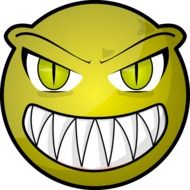 Scary Face Clip Art N2