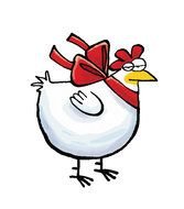 Christmas Chicken Clip Art Free