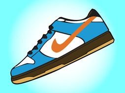 Nike Running Shoes Clip Art