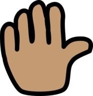 Waving Hand Clip Art