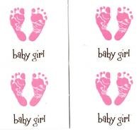 Baby Girl Footprint as a graphic illustration