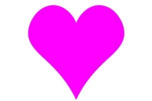 Red Heart Shape Clip Art