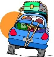 Car Trip Clip Art
