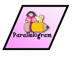 Parallelogram Clip Art drawing