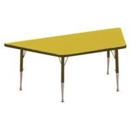 yellow table drawing