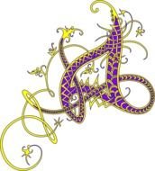 Gold Music Notes Clip Art