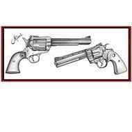 Revolver Gun Tattoo Drawing