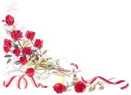 Corner Graphics flowers drawing