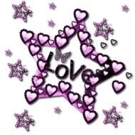 little hearts in the shape of a heart