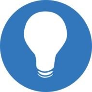 Blue Light Bulb Clip Art