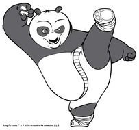 Kung Fu Panda Coloring Pages
