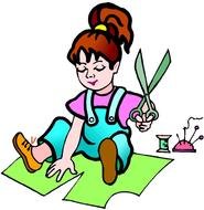 Making Crafts Clip Art N3