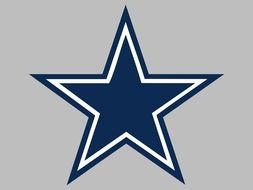 Dallas Cowboys Star Logo drawing