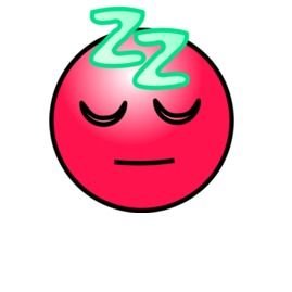 Sleepy Smiley Emoticon Clip Art