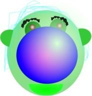 Natural Clown Vector Clip Art