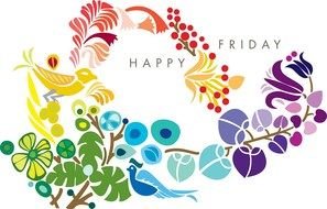 Happy Friday drawing