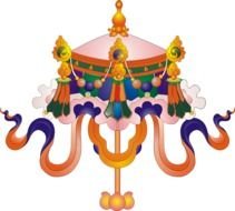umbrella in buddhism