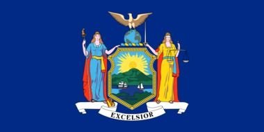 Clipart of New York State Flag