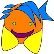 Happy Fish Clip Art N2