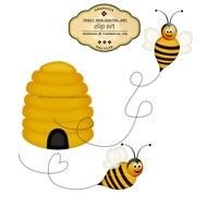 Honey Bee Hive Clip Art
