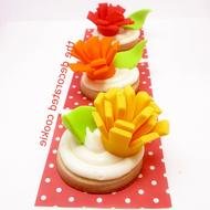 colorful tartlets as a picture for clipart