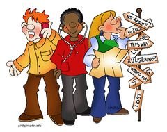 High School Students Clip Art N3