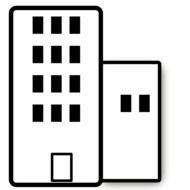 White Mansion Building drawing