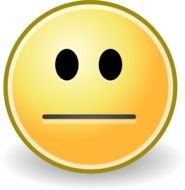 Straight Face Clip Art N5