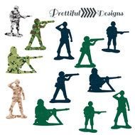 Green Army Men Clip Art