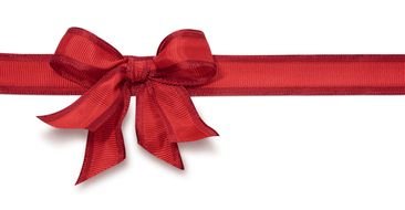 Red Christmas Ribbon clipart