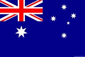 Australian Flag wth stars drawing