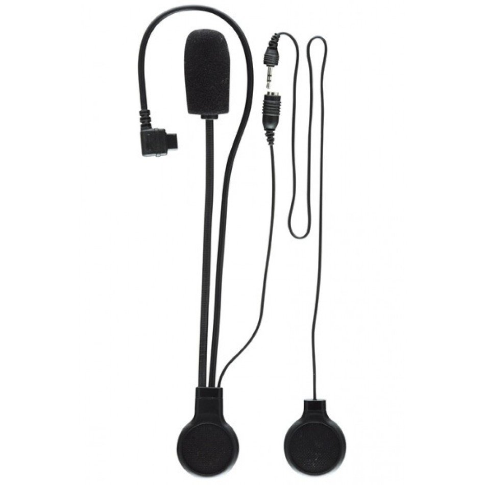 photo of a black mini microphone