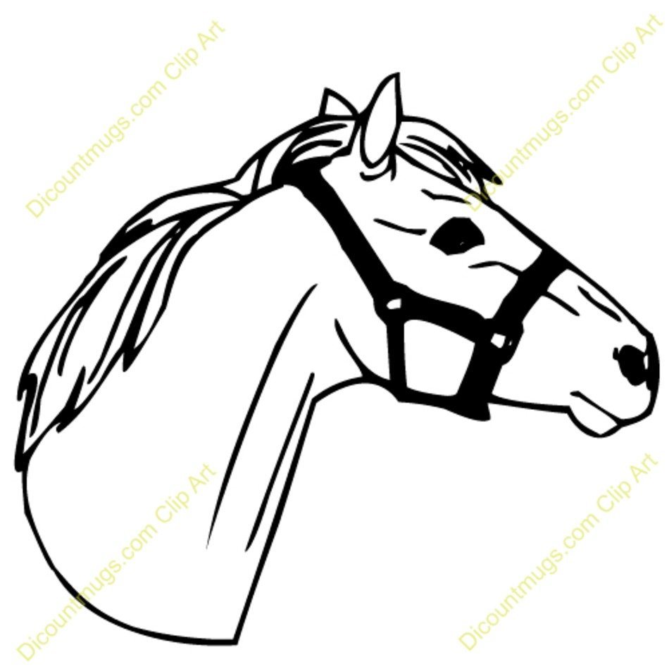 Horse Head Clip Art N5