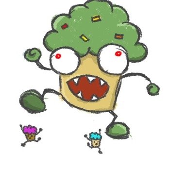 Godzilla Cupcake Cupcakezilla Animated GIF