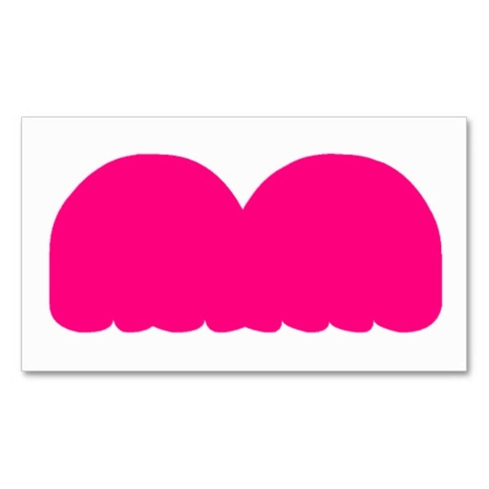 Pink Mustache Clip Art