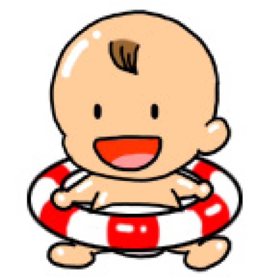 Beach Baby Clip Art