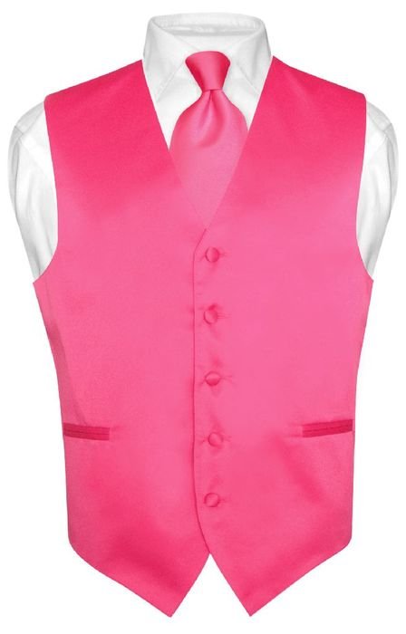 Mens Dress Vest And Tie drawing