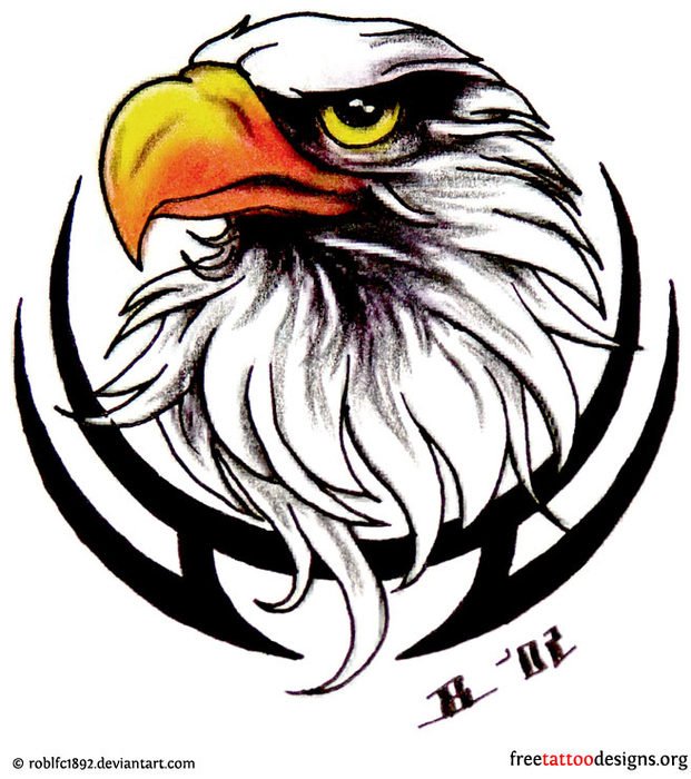 Tribal Eagle Tattoo Designs N2