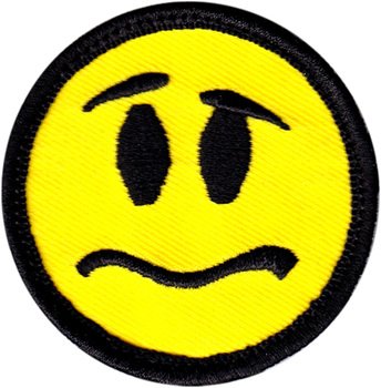 Worried Face Emoticon