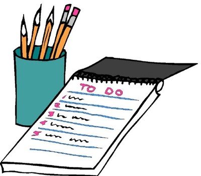 Things To Do List Clip Art